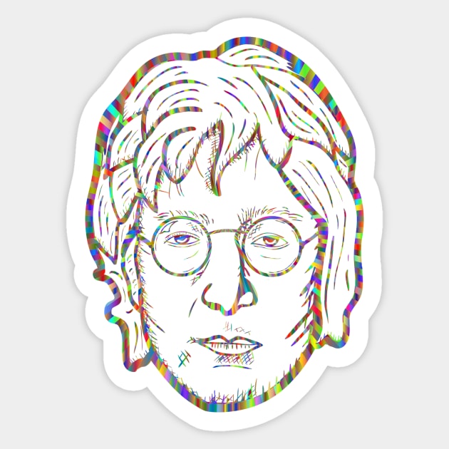 Lennon Artwork Sticker by KHJ